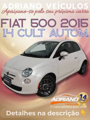 FIAT 500 1.4 CULT 8V FLEX 2P AUTOMATIZADO FIAT 500 1.4 CULT 8V FLEX 2P AUTOMATIZADO